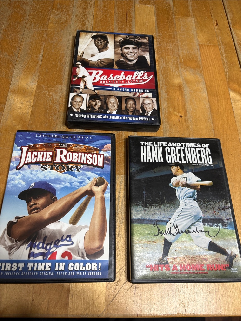 3 Baseball related DVDs